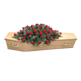 Rose Coffin Spray