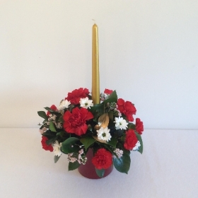 Christmas Candle Gift Arrangement