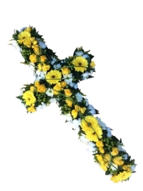 Modern Floral Cross
